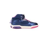Geox J INEK Girl, Zapatillas para Niñas, Navy/Multicolor, 35 EU