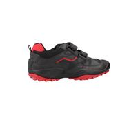 Geox J New Savage Boy A, Zapatos para Niño, Multicolor (Black/Red), 28 EU