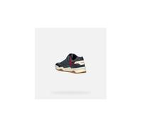 Zapatillas geox perth infantil azul marino/rojo 31