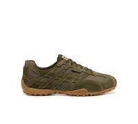 Geox Zapatillas deportivas para hombre Low U Snake Original, Verde oscuro., 42 EU