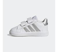 Zapatillas Grand Court 2.0 Bebé Blanco-Plata 20