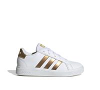 adidas Grand Court Sustainable Lace Shoes, Zapatillas, Cloud White/Cloud White/Matte Gold, 40 EU