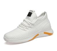 Zapatillas Hombre Altas Zapatillas Hombre Verano Malla Transpirable Deportivas Blancas Deportivas con Estilo Moderno Zapatos de Papá Diseño Elevador Summer Shoes For Men a Diario