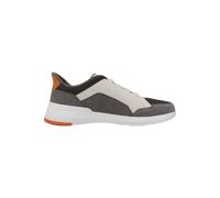 Geox Zapatillas para Hombre U VITTOUR A, Color Blanco Apagado/Gris Oscuro, Talla 42 EU