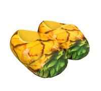 Zapatillas Hombre Mujer Rigolo Pain Mantequilla Zapatillas Unisex Pareja Invierno Cálido Slippers Antiderapant de Maison Mules Zapatillas Cómodas Suave Mule Pantoufle Peluche Zapatillas Calentadas, 01