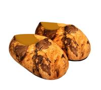 Zapatillas Hombre Mujer Rigolo Pain Mantequilla Zapatillas Unisex Pareja Invierno Cálido Slippers Antiderapant de Maison Mules Zapatillas Cómodas Suave Mule Pantoufle Peluche Zapatillas Calentadas