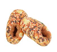 Zapatillas Hombre Mujer Rigolo Pain Mantequilla Zapatillas Unisex Pareja Invierno Cálido Slippers Antiderapant de Maison Mules Zapatillas Cómodas Suave Mule Pantoufle Peluche Zapatillas Calentadas, 01