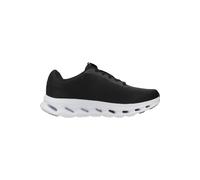 Skechers GO Walk Glide-Step 2.0 VIC - Tenis para Hombre, Tela Negra/Borde Blanco, Talla 12