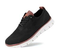 Zapatillas Hombre Verano Casual Walking Shoes, Urban Ultra Comfortable Shoes for Men (Black,43)