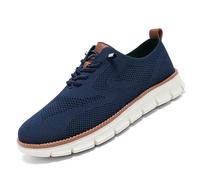 Zapatillas Hombre Verano Casual Walking Shoes, Urban Ultra Comfortable Shoes for Men (Blue,46)