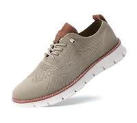 Zapatillas Hombre Verano Casual Walking Shoes, Urban Ultra Comfortable Shoes for Men (Khaki,47)