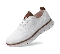 Zapatillas Hombre Verano Casual Walking Shoes, Urban Ultra Comfortable Shoes for Men (White,42)