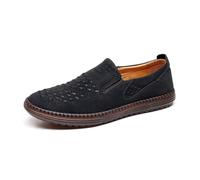 Zapatillas Hombre Zapatos Casuales cómodos Slip-on para Uso Diario versátiles en Todas Las Temporadas Elegantes y duraderos Actividades cotidianas Conjuntos Informales (Black, 44)