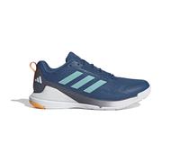 adidas Hombre Novaflight 2 Indoor Shoes, Dusky Petrol/Flash Aqua/Core Black, 44 2/3 EU