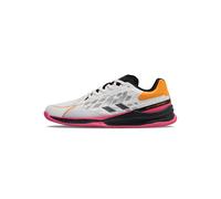 hummel HB TopFlight Pro 230728-9639 - Zapatillas de balonmano para interiores, color blanco/rosa/naranja, White Multicolor, 41 EU