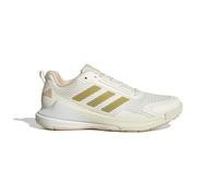 adidas Novaflight 2 Indoor Shoes, Calzado Deportivo Mujer, Off White/Gold Met./Crystal Sand, 38 2/3 EU