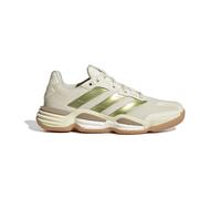 adidas Stabil 16 Indoor Shoes, Calzado Deportivo Mujer, Off White/Gold Met./Crystal Sand, 40 2/3 EU
