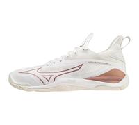 Mizuno Wave Mirage 4, Zapatillas de Balonmano Mujer, White/Rose/SnowWhite, 38.5 EU