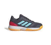 adidas Ligra 8 Kids Indoor Shoes Aurora Onix/Flash Aqua/Semi Lucid Red Zapatillas de sala infantiles EUR 38 2/3