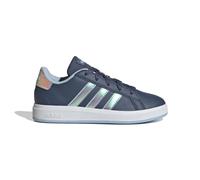 adidas Grand Court Lifestyle Lace Tennis Shoes, Zapatillas de Tenis Unisex niños, Preloved Ink FTWR White Clear Sky, 34 EU