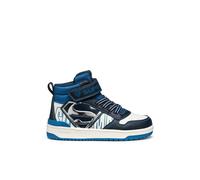 Geox J Washiba Boy, Zapatillas, Azul Marino y Blanco, 31 EU