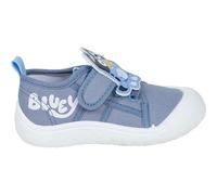 Zapatillas Infantiles de Bluey - Color Azul - Talla 23 - Cierre con Cordones - Zapatillas Deportivas de Loneta con Suela TPR - Tirador Trasero - Producto Original Diseñado en España