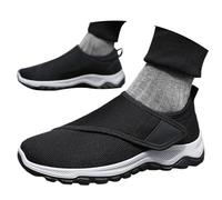 Zapatillas informales para hombre, transpirables, para senderismo, uso diario, viajes, deportes al aire libre, tacón bajo, zapatos cómodos, Negro , 39 EU