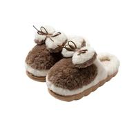 Zapatillas Invierno Mujer Casa,Pantuflas De Invierno Con Forro Polar Y CóModas Zapatillas De Interior Con Espuma ViscoeláStica Para Usar Todo El DíA