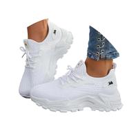 Zapatillas Jazz Zapatillas de Danza Moderna para Mujer Señoras de Encaje hasta Zapatillas de Deporte Transpirable de Baile de salón de Zapatos de Baile al Aire Libre