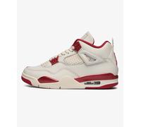 Air Jordan 4 Retro "Pale Ivory and Tough Red" Zapatillas - Mujer - Marrón 43