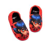 Zapatillas milagrosas chicas niños mariquita superhéroe roja casa zapatos 33 EU