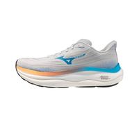 Mizuno - Zapatillas de running - Wave Sky 9 Cloudscape/Blue Jewel/Lava Orange - Talla 10,5 UK - Gris Gris 10.5 UK