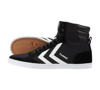 hummel Slimmer Stadil High, Zapatillas altas Unisex adulto, Black White Kh 63 511 2113, 43 EU