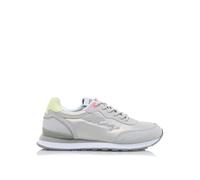 Mustang Mustang - Zapatillas de mujer tipo running bajas con cierre de cordones. Plata Talla 37