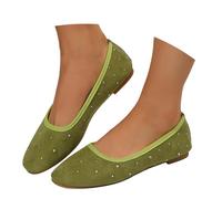 Zapatillas Mujer Casual Comodos, Zapatos Mujer Elegantes Running, Sin Cordones con Detalles Brillantes Casuales Perfil Bajo Y CóModos Uso Diario Zapatillas Verano Shoes Zapatos Elegantes