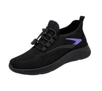 Zapatillas Mujer Casual, Horma Ancha Deportivos Bambas Plataforma Trekking Elegantes Sneakers Tenis De Mujer, Ortopédicos Tenis Trabajo Trainers Correr Zapatos Negro 39