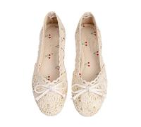 Zapatillas Mujer Casual Running, Zapatillas Deportivas Mujer Comodos, Zapato Planos Casuales Moda con DiseñO Lazo Y Encaje Floral Mocasines CóModos Sin Zapatos Elegantes Shoes Shoes For Women