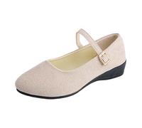Zapatillas Mujer Casual Running, Zapatillas Deportivas Mujer Verano, Zapato Casuales Sin Cordones Moda Mocasines Suaves con Correa Hebilla TacóN Bajo CóModo Zapatos Elegantes Shoes Shoes For Women