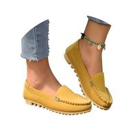 Zapatillas Mujer Casual Seguridad, Zapatos Mujer Elegantes Deportivas, Planos Casuales Punta Redonda Mocasines Sin Cordones con Hebilla Metal Calzado CóModo Caminar A Diario Zapatos Shoes Zapatillas
