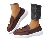 Zapatillas Mujer Casual Verano, Zapatos Mujer Elegantes Comodos, Casuales Uso Diario Gamuza Suave Sin Cordones VersáTiles Todas Las Estaciones DiseñO Plano Y CóModo Zapatos Shoes Zapatillas