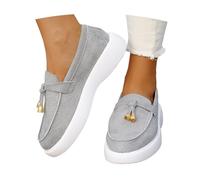 Zapatillas Mujer Casual Verano, Zapatos Mujer Elegantes Comodos, Casuales Uso Diario Gamuza Suave Sin Cordones VersáTiles Todas Las Estaciones DiseñO Plano Y CóModo Zapatos Shoes Zapatillas