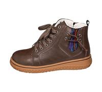 Zapatillas Mujer Casual Vestir,Zapatillas De Deporte para Mujer Botines De Cuero De Invierno con Cremallera Lateral Y Cordones Zapatos Casuales CóModos Y CáLidos con Forro Polar para Uso Diario