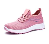 Zapatillas Mujer Deportivas Zapatos de Caminar Deporte Senderismo con Soporte Arco Flexibles Elegantes Sneakers Informales Malla Ideales para Primavera-Verano