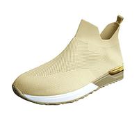 Zapatillas Mujer Deportivas Zapatos de Caminar Transpirables Ligeras Sneakers Diseno Moderno Calado Cordones Puntera Y Talonera Reforzadas Ideales para el Dia a Fitness Gym Jogging Outdoor