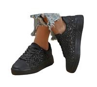 Zapatillas Mujer Elegantes Zapatillas Doradas Retro Deportivas Plataforma Botines Deportivos Tênis Mulher Negras Vestir Zapatos Talla 42 Novia con Granate Rojas Dorados Fiesta Burdeos Casual Estrella