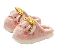 Zapatillas Mujer Eva Cerdo Dibujos Animados Suela Gruesa Pareja Zapatillas Mujer | Eva con diseño de cerdo y forro polar, suela gruesa antideslizante, unisex, para suelos fríos y noches acogedoras