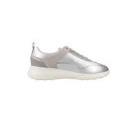 Geox D Alleniee B, Zapatillas Mujer, Plateado Lt Grey, 35 EU