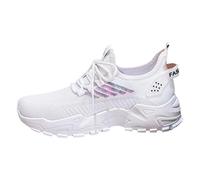 Zapatillas Mujer Gimnasio Zapatillas Mujer Ortopedicas Moda Transpirable Malla Correr Casual Comodo Plataforma Deporte Caminar Mocasines Gimnasio Sneakers Verano