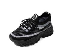 Zapatillas Mujer Gimnasio Zapatillas Mujer Ortopedicas Transpirable Casual Ligero Comodo Caminar Diario Cierre Elastico Plano Mocasines Gimnasio Sneakers Verano