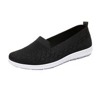 Zapatillas Mujer Gimnasio Zapatillas Mujer Ortopedicas Transpirable Casual Plano Suave Tela Verano Mocasin Ligero Comodo Caminar Mocasines Gimnasio Sneakers Verano